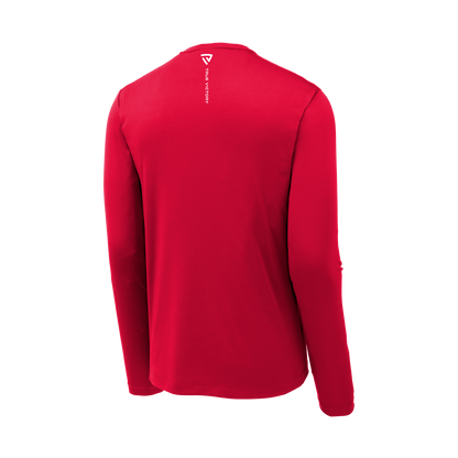 Vibe Softball Vibe Lines Poly Long Sleeve Tee