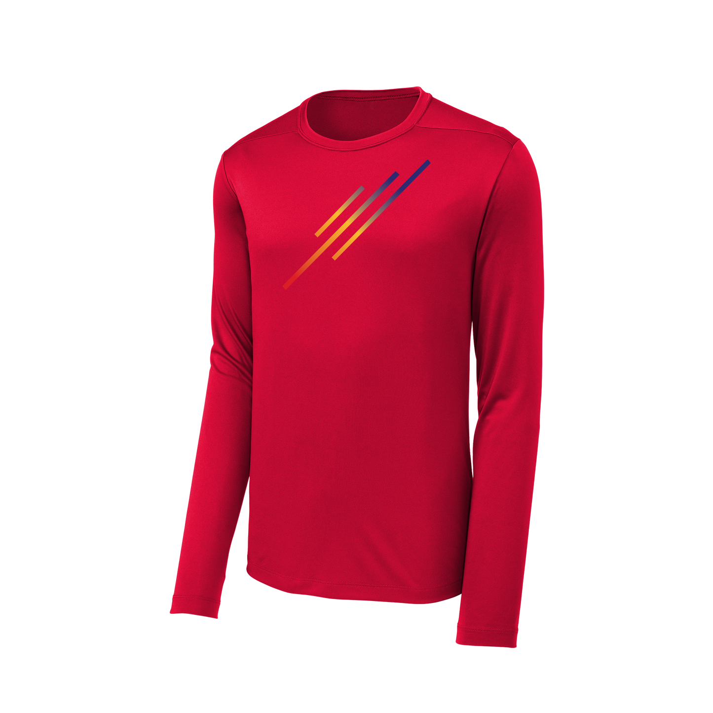 Vibe Softball Vibe Lines Poly Long Sleeve Tee