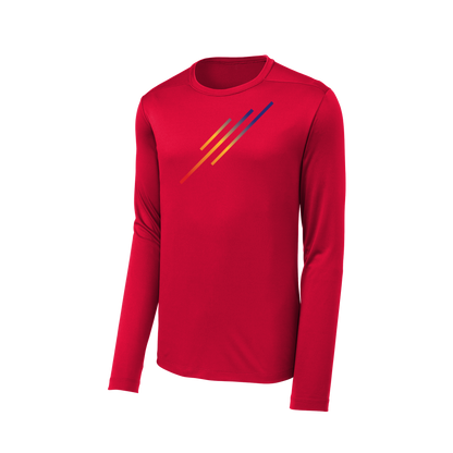 Vibe Softball Vibe Lines Poly Long Sleeve Tee