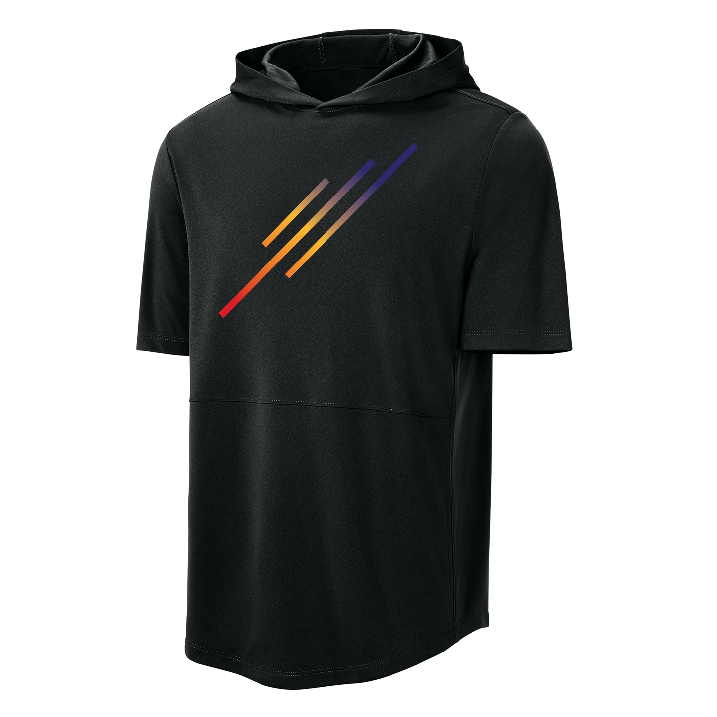 Vibe Softball Vibe Lines Short Sleeve Hoodie