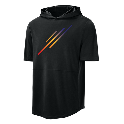 Vibe Softball Vibe Lines Short Sleeve Hoodie