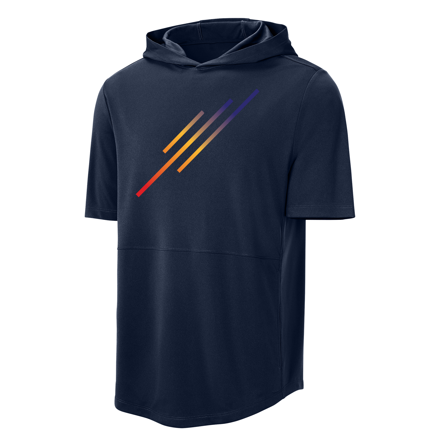 Vibe Softball Vibe Lines Short Sleeve Hoodie