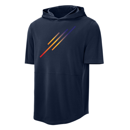 Vibe Softball Vibe Lines Short Sleeve Hoodie
