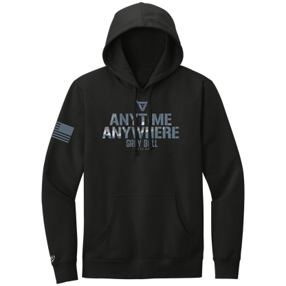 Grey Bull Rescue Anytime Camo Black Hoodie