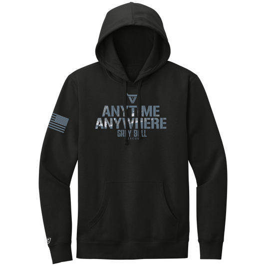 Grey Bull Rescue Anytime Camo Black Hoodie