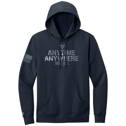 Grey Bull Rescue Anytime Camo Navy Hoodie
