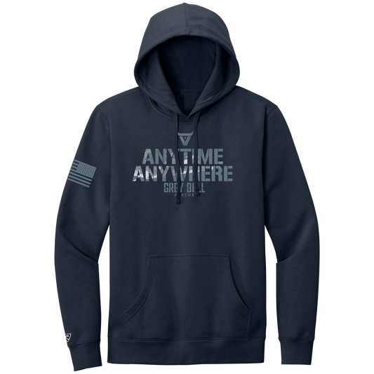 Grey Bull Rescue Anytime Camo Navy Hoodie