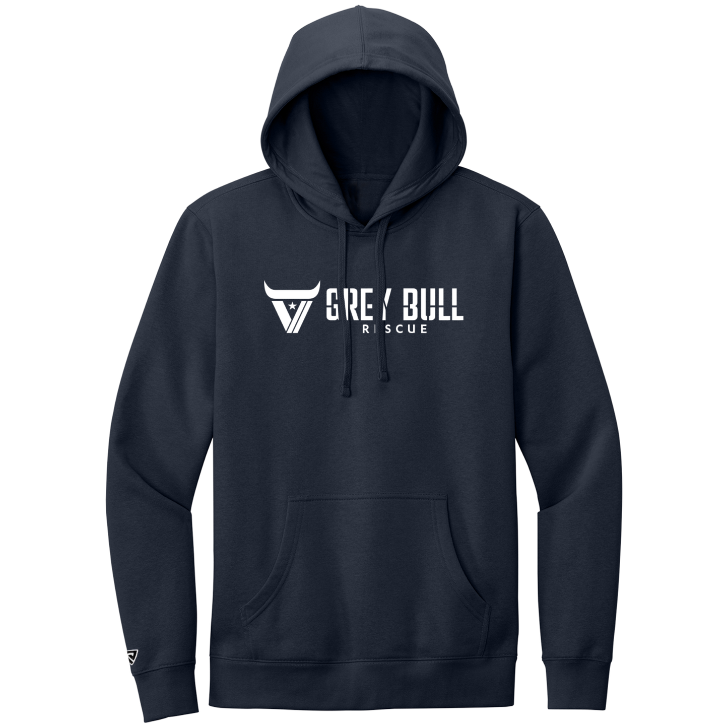 Grey Bull Rescue Navy Hoodie