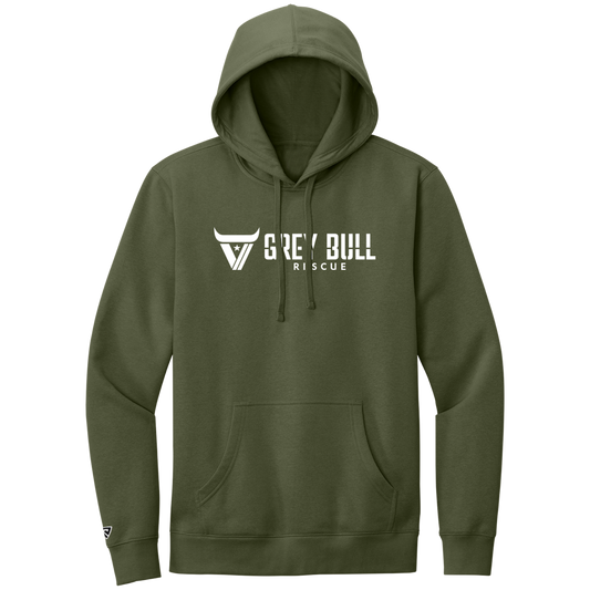 Grey Bull Rescue Military Green Hoodie