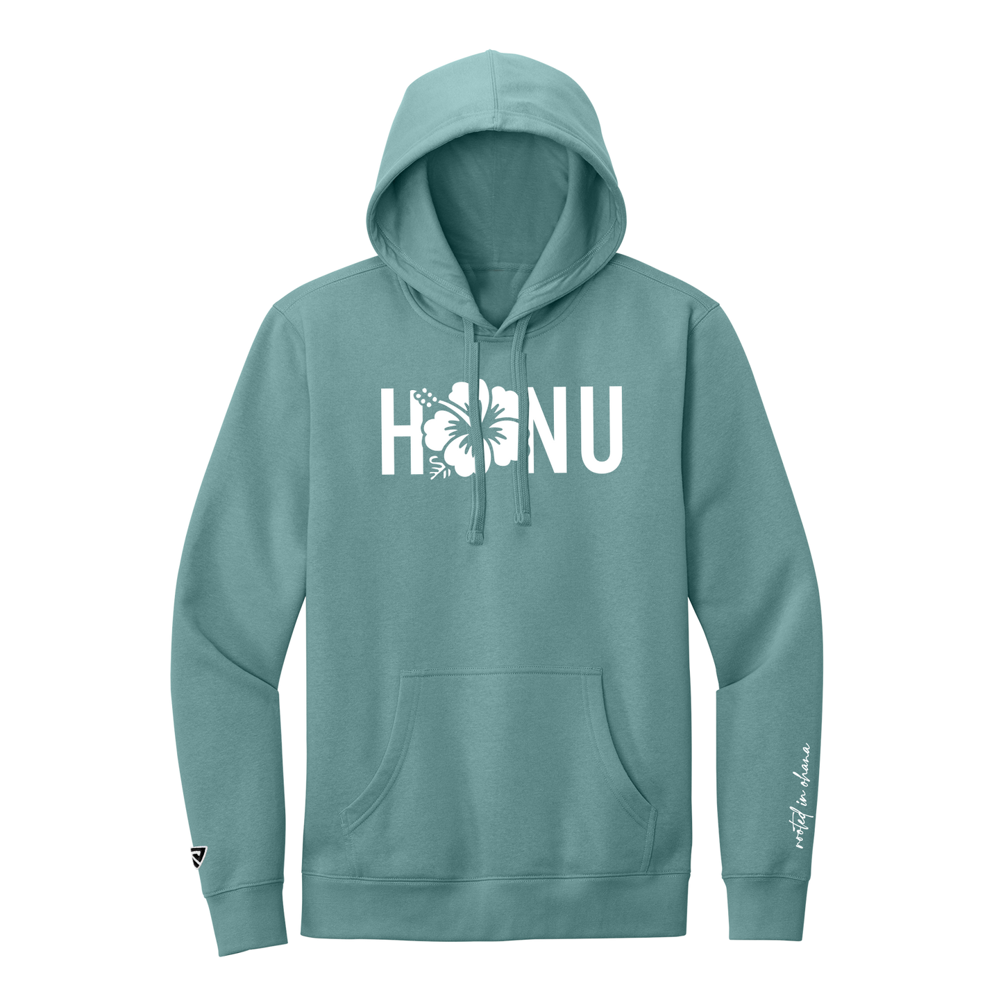 Honu Volleyball Tribal Eucalyptus Hoodie