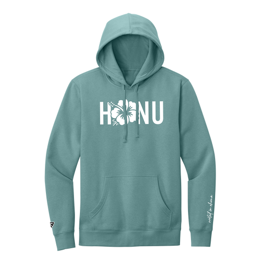 Honu Volleyball Tribal Eucalyptus Hoodie