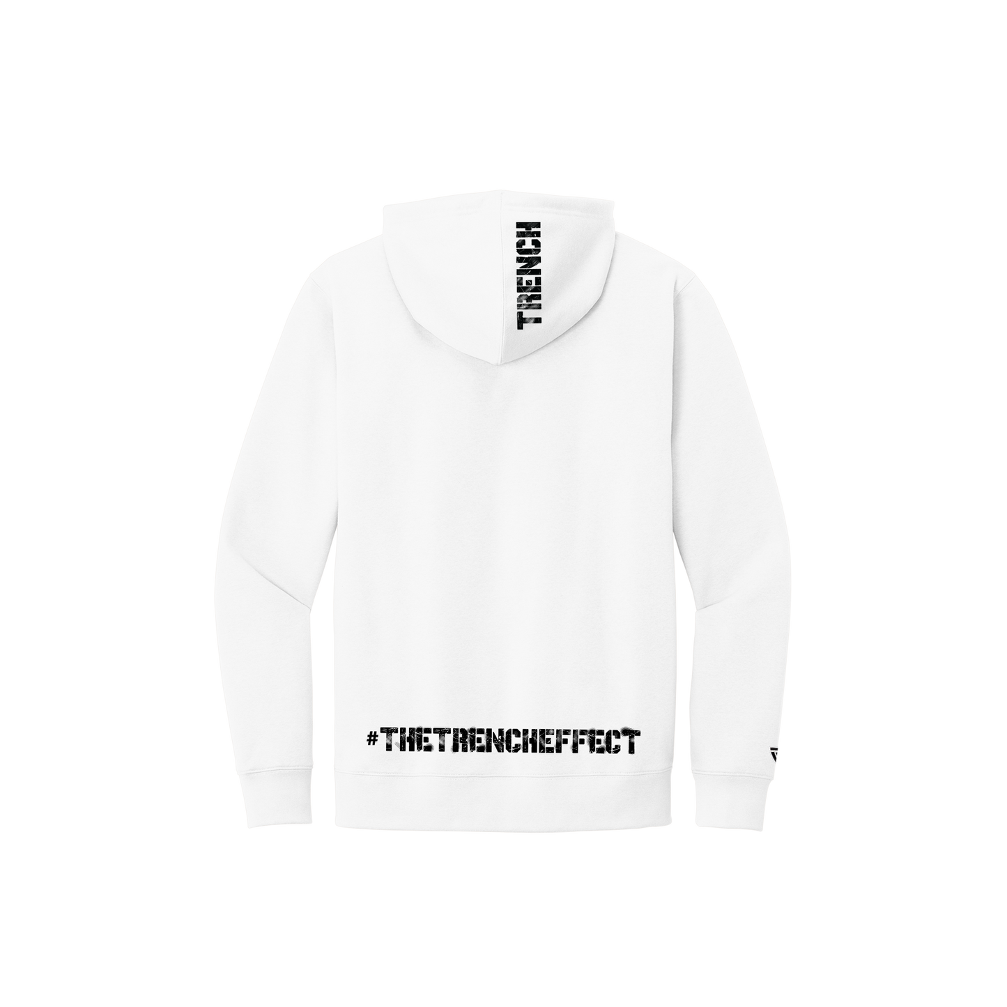 Trench Patch White Hoodie