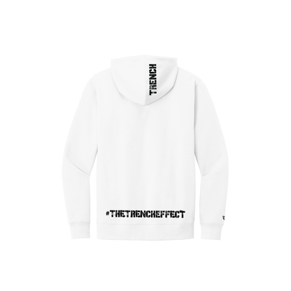 Trench Patch White Hoodie