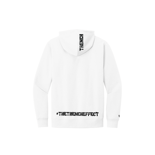 Trench Patch White Hoodie