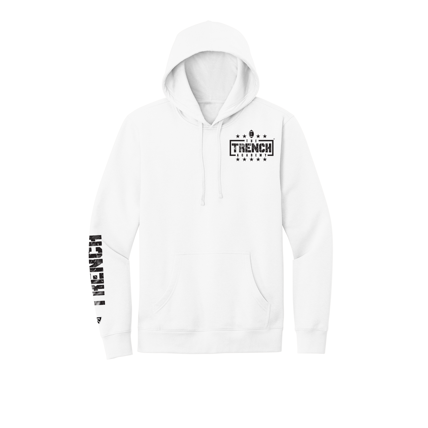 Trench Patch White Hoodie