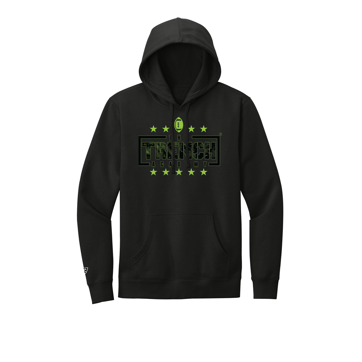 Trench Black Outline Hoodie