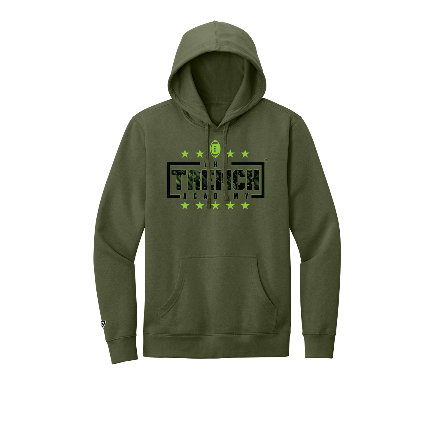 Trench Black Outline Hoodie