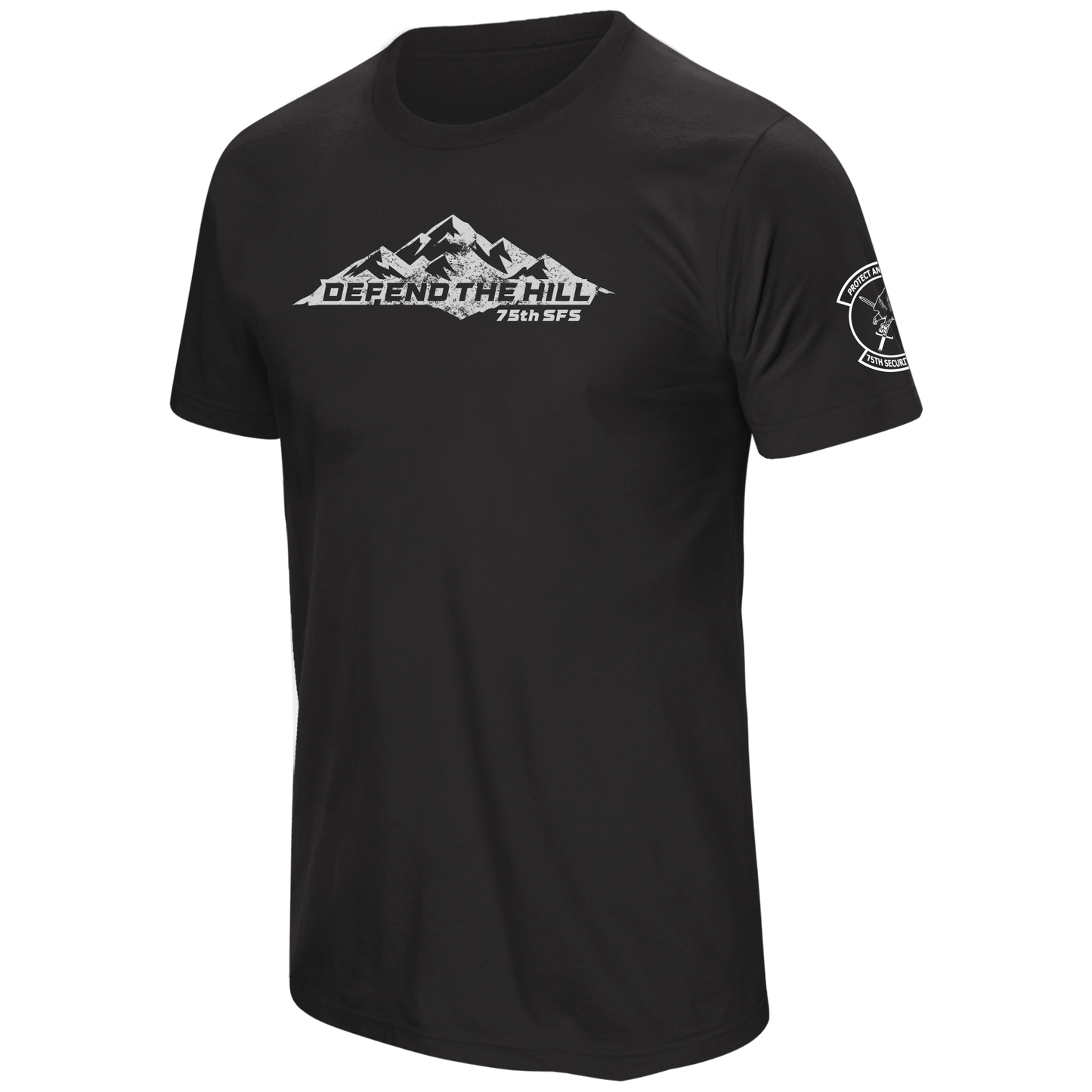 75 SFS Black Tee