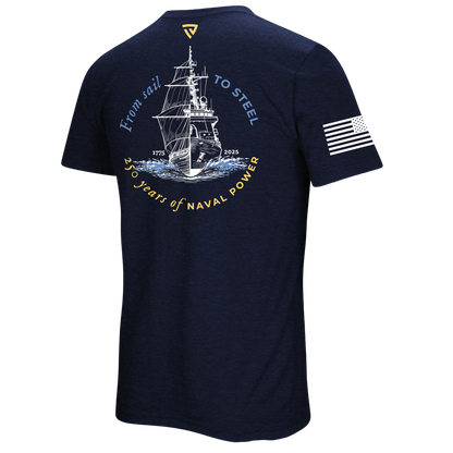 Navy 250th Birthday Navy Tee