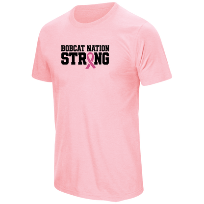 Youth Explorer Bobcats Pink Ribbon Tee