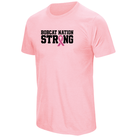 Youth Explorer Bobcats Pink Ribbon Tee