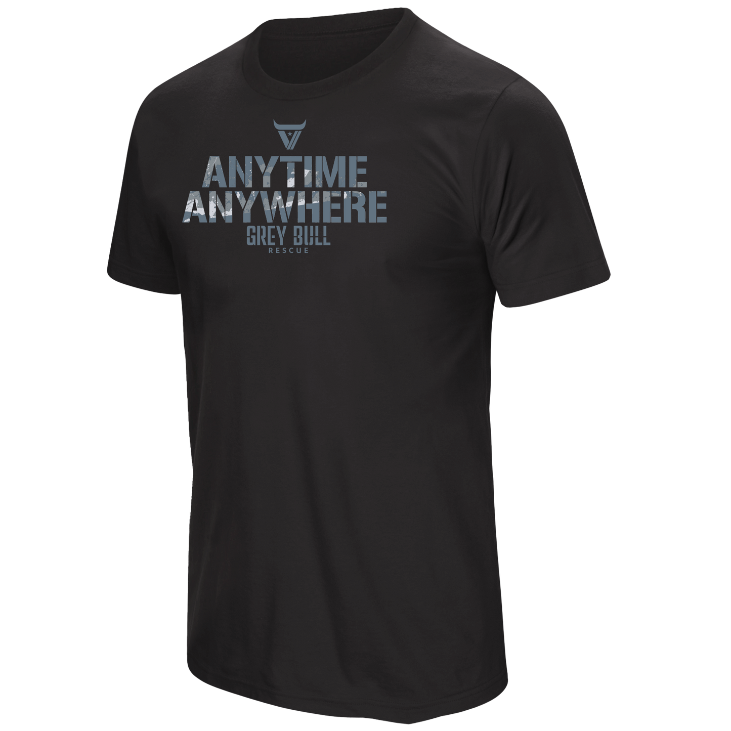 Grey Bull Rescue Anytime Camo Tee