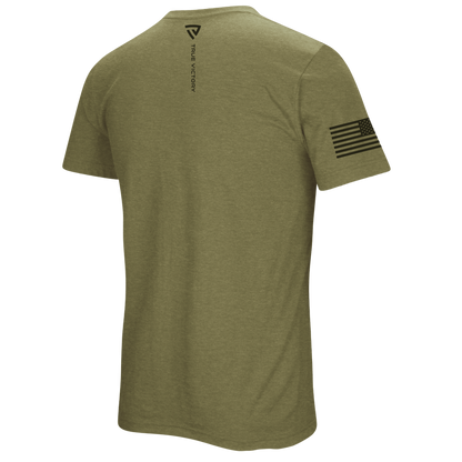 Grey Bull Rescue Anytime Camo Military Green Tee