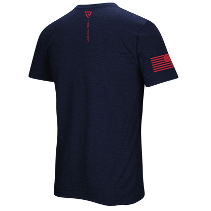 Grey Bull Rescue Built for Rescue Navy Tee