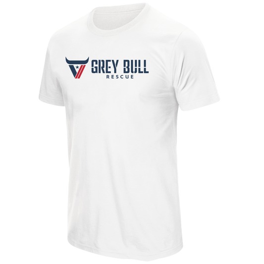 Grey Bull Rescue White Tee