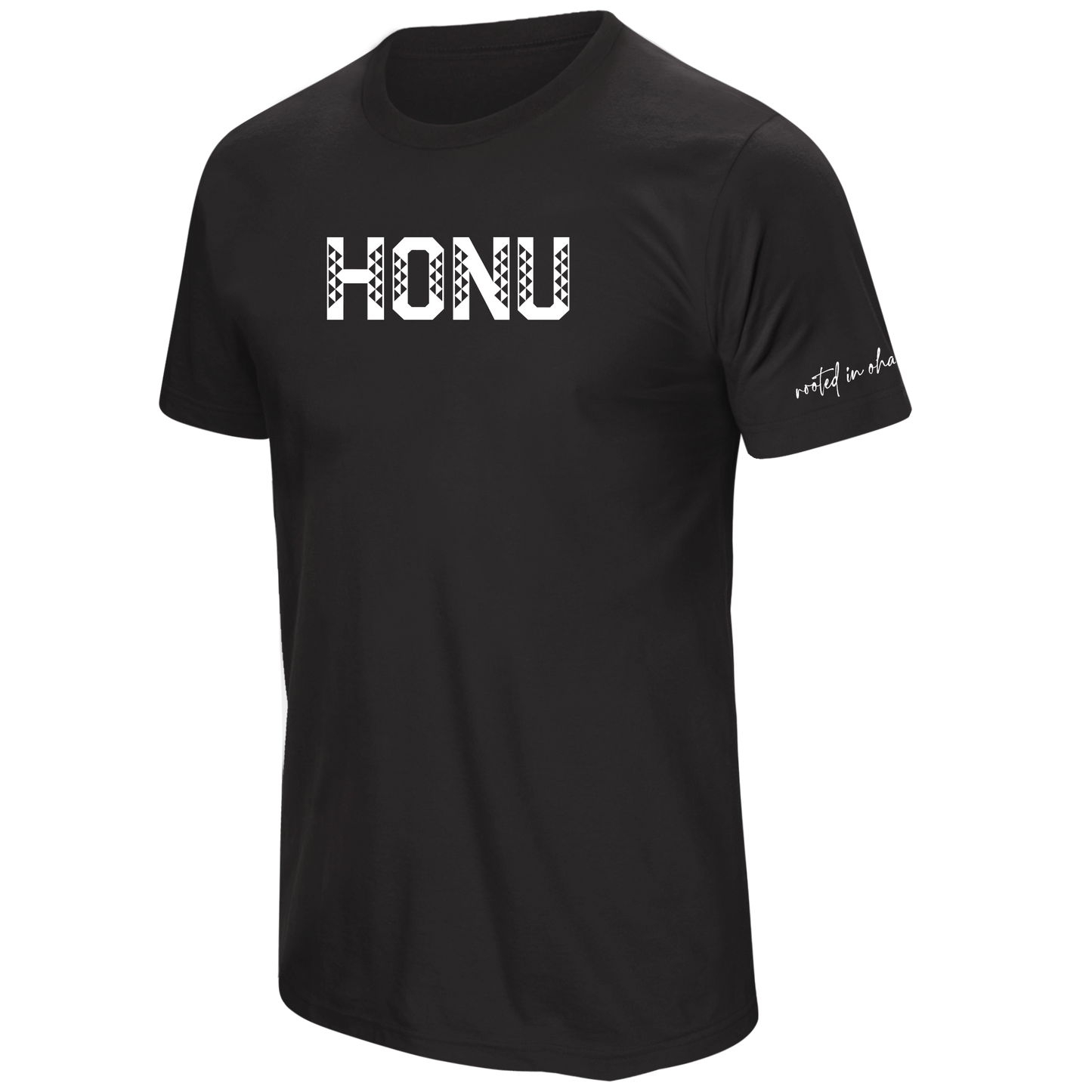 Honu Volleyball Tribal Black Tee