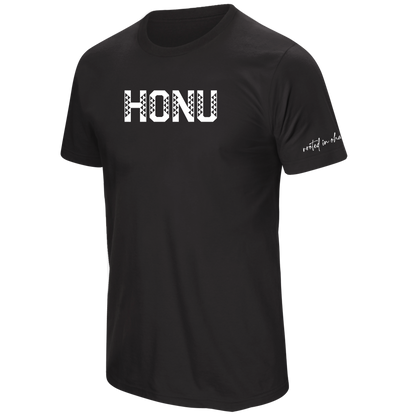 Honu Volleyball Tribal Black Tee