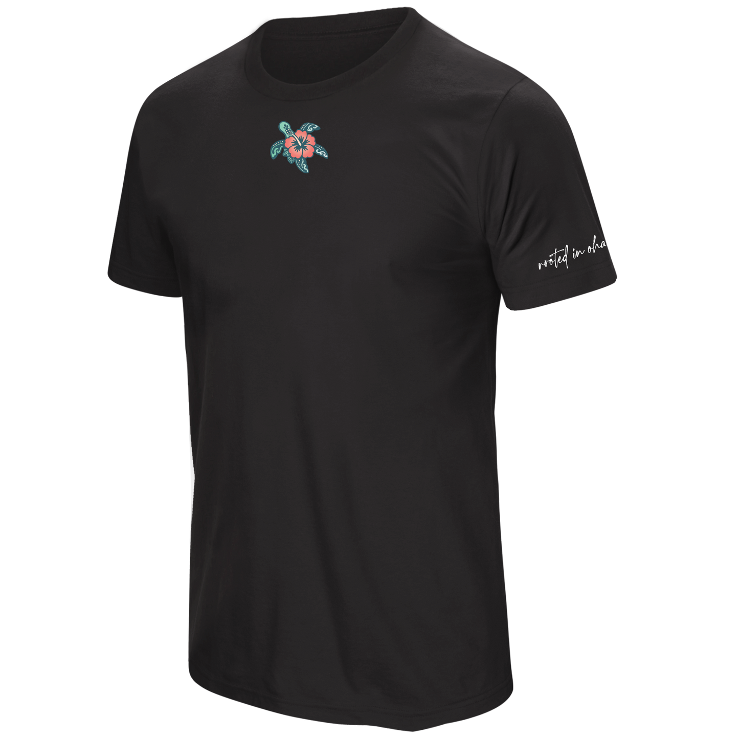 Honu Volleyball Turtle Black Tee