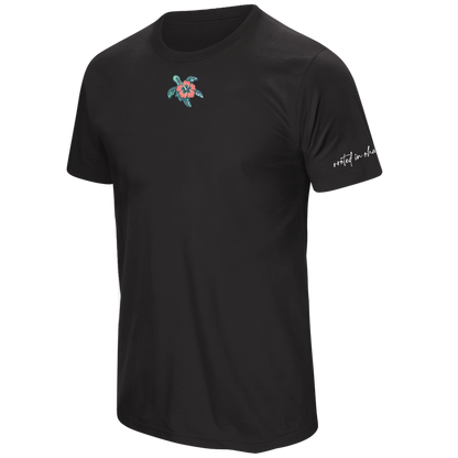 Honu Volleyball Turtle Black Tee