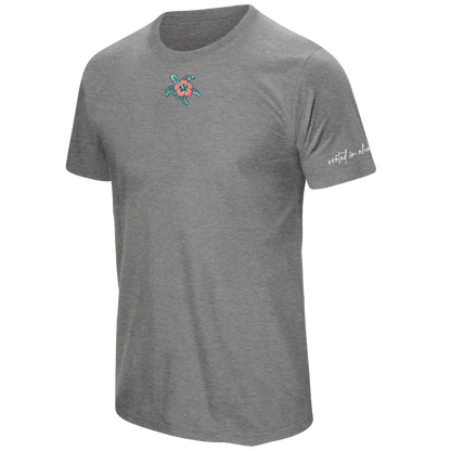 Honu Volleyball Turtle Dark Heather Gray Tee