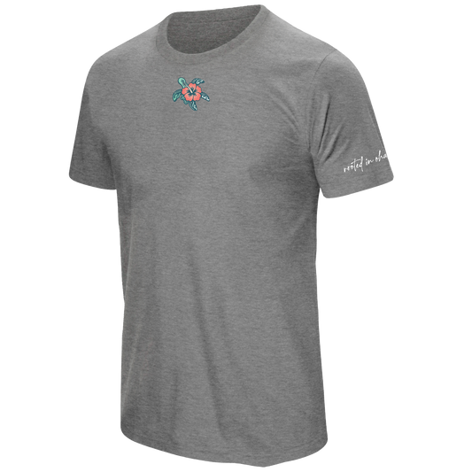 Honu Volleyball Turtle Dark Heather Gray Tee