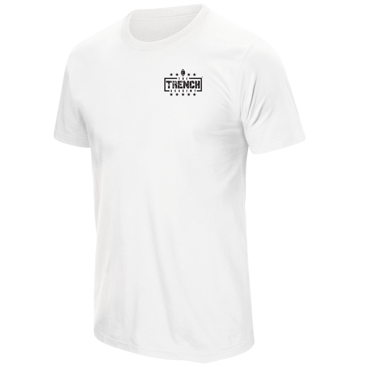 Trench Patch White Tee