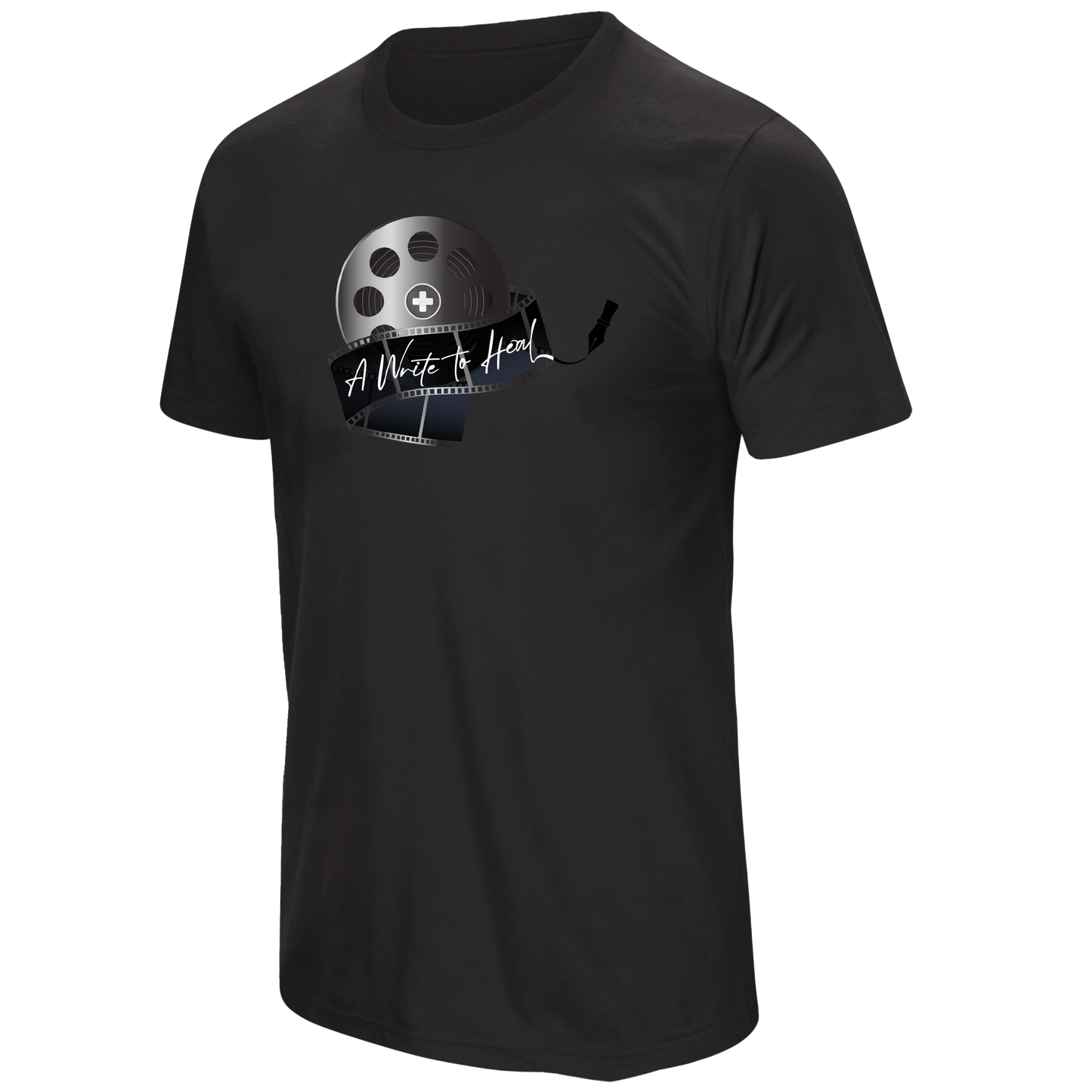 A Write to Heal Black Tee