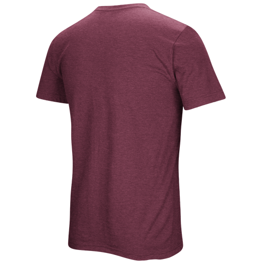 TV-NP Adult Custom Maroon Tee
