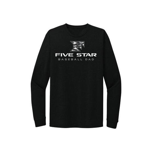 Five Star Baseball Camo (Dad) Long Sleeve Tee