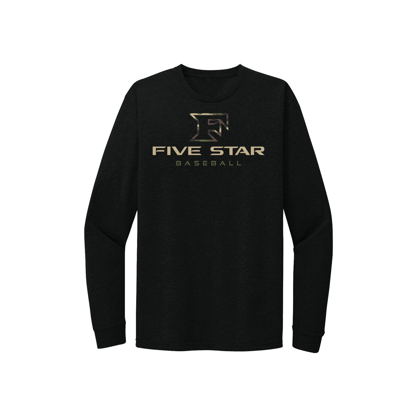 Five Star Baseball Camo Long Sleeve Tee