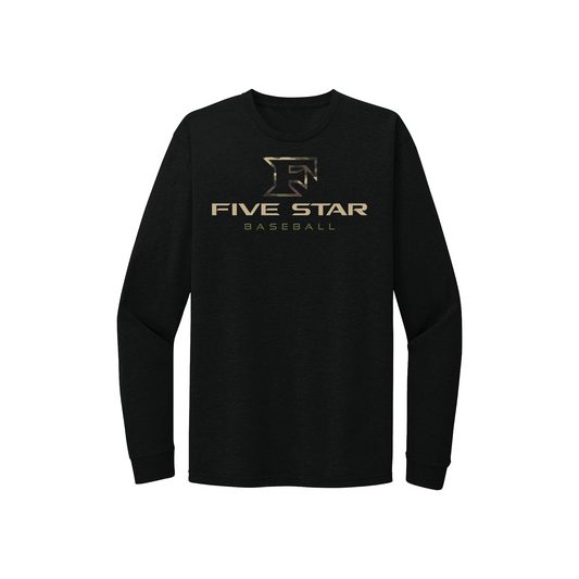 Five Star Baseball Camo Long Sleeve Tee