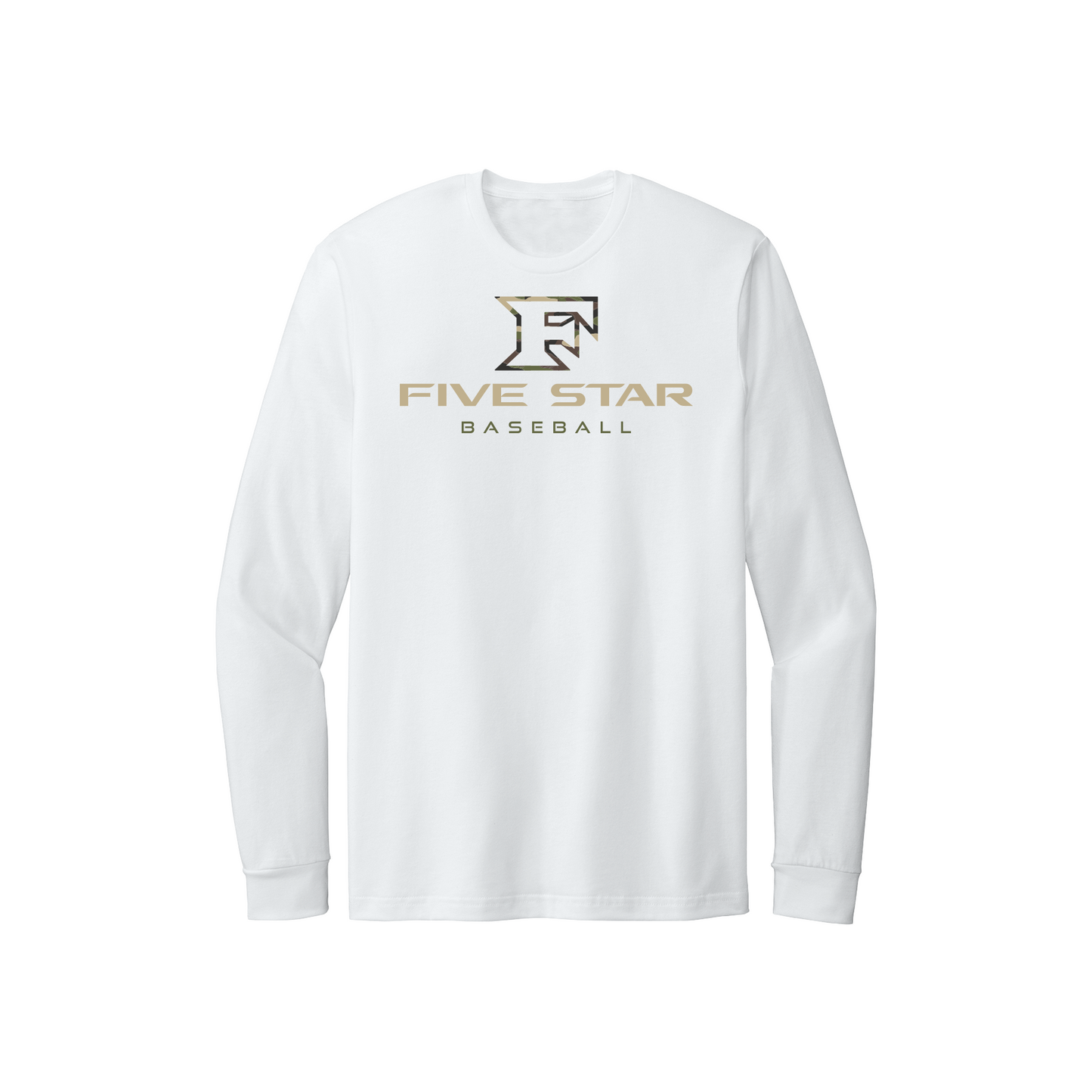 Five Star Baseball Camo Long Sleeve Tee