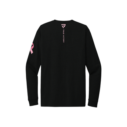 Five Star Pink Ribbon Long Sleeve Tee