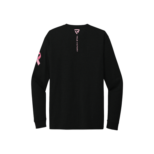 Five Star Pink Ribbon Long Sleeve Tee