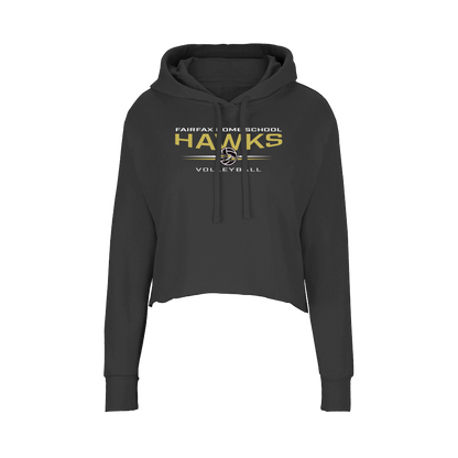 Women's FHS Volleyball Cropped Pullover Hoodie