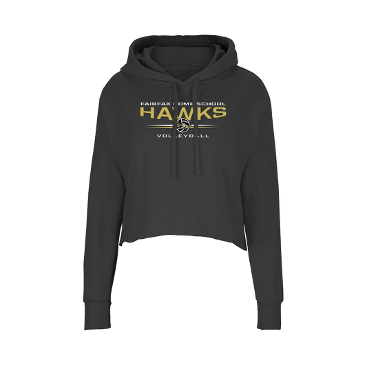 Women's FHS Volleyball Cropped Pullover Hoodie