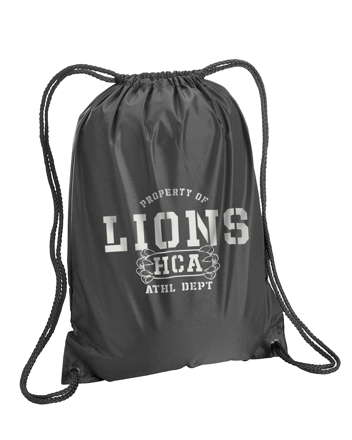 HCA Lions Property Of Drawstring Backpack