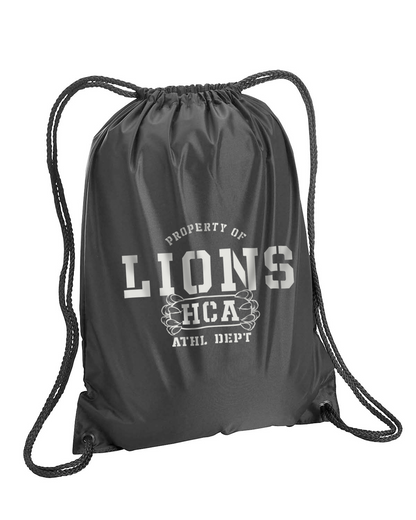 HCA Lions Property Of Drawstring Backpack