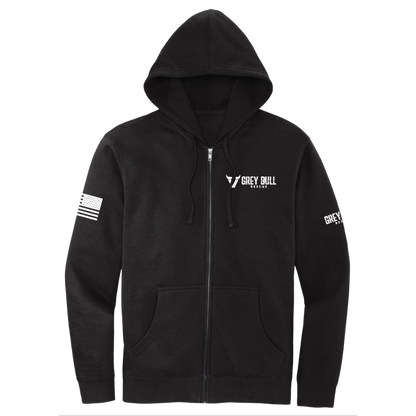Grey Bull Rescue Full Zip Hoodie