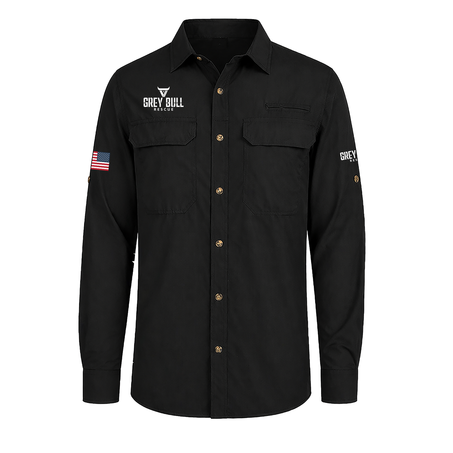 Grey Bull Rescue Field Operator Shirt (Warm Weather)